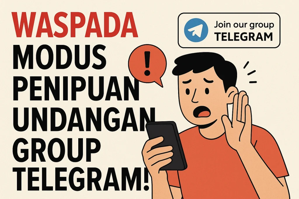 modus penipuan undangan group telegram