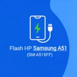 Cara Flash HP Samsung A51