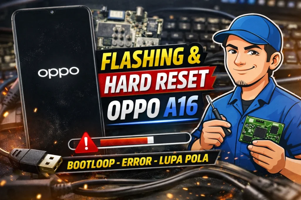 Cara Flashing Oppo A16 & Hard Reset Tanpa Ribet