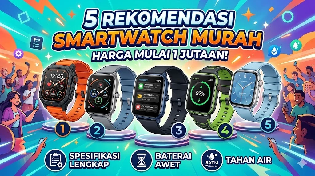 Apakah Worth It Membeli Smartwatch Murah dengan Baterai Awet?