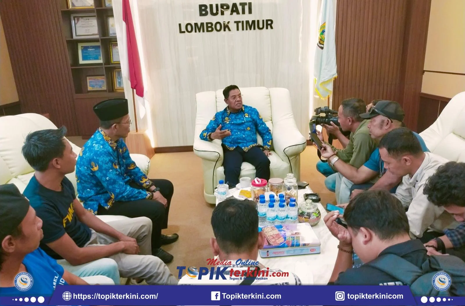 Bupati Lotim Jadi Responden Pertama Sensus Ekonomi 2026, Berikan Contoh kepada Masyarakat