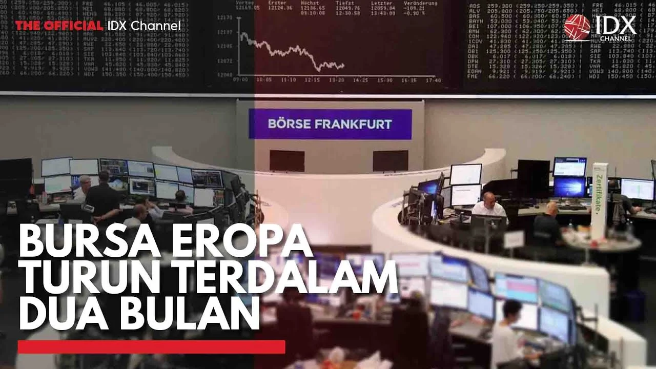 Bursa Eropa Jumat Turun Terbebani Berbagai Sentimen Bearish, Apa yang Terjadi?