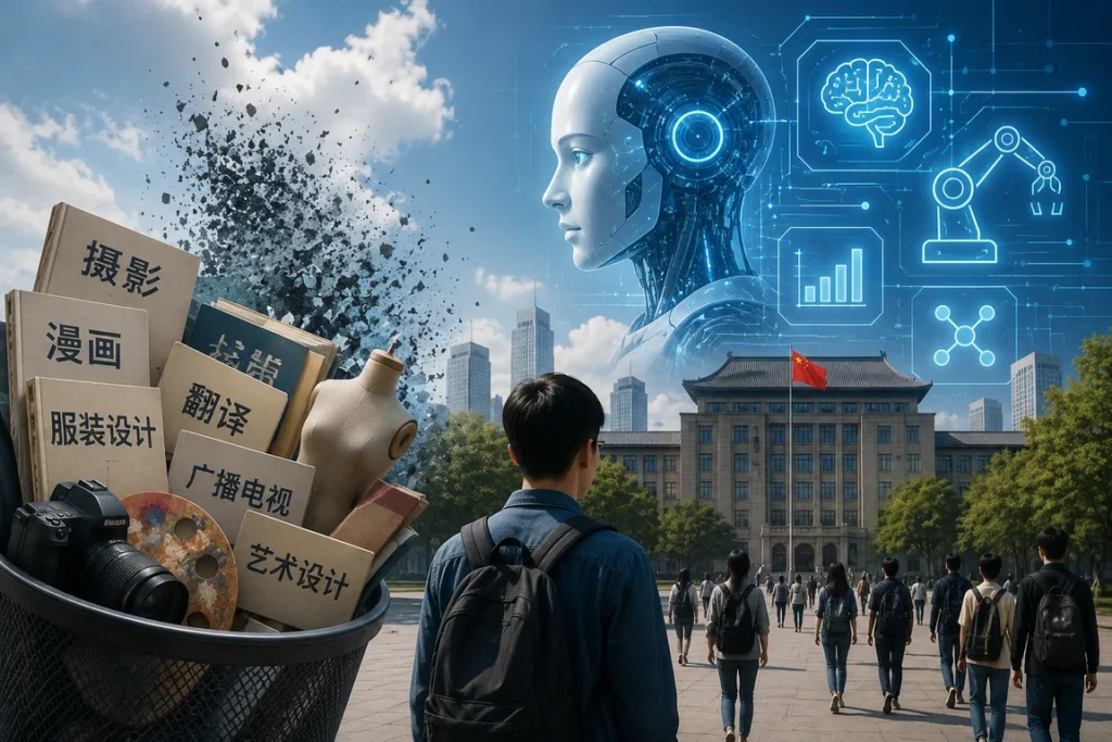 China Hapus 12 000 Jurusan Kuliah AI dan Robotika Jadi Pengganti: Masa Depan Pendidikan Tinggi