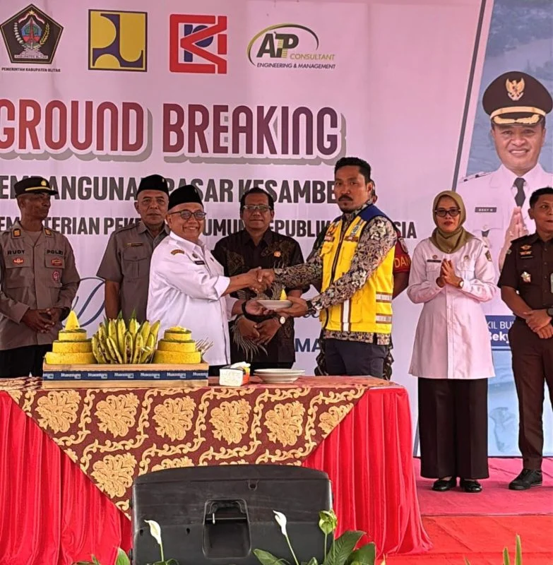 Dandim 0808 Blitar Pimpin Selamatan Pembangunan Yonif TP di Kesamben Siap Dongkrak Ekonomi Rakyat