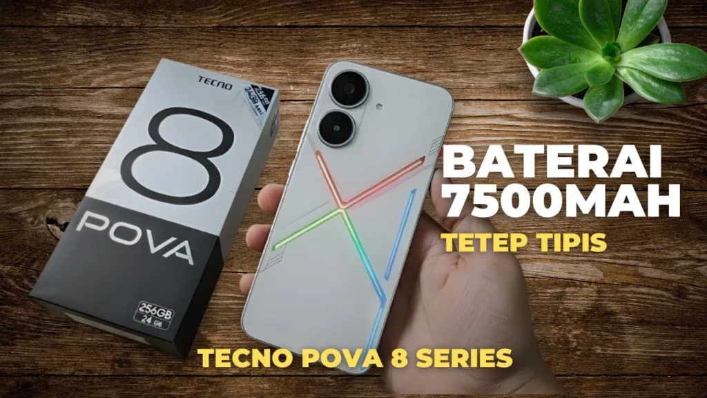 Daya Tahan Baterai Awet Tecno Pova 8: Pilihan Ideal untuk Pengguna Aktif