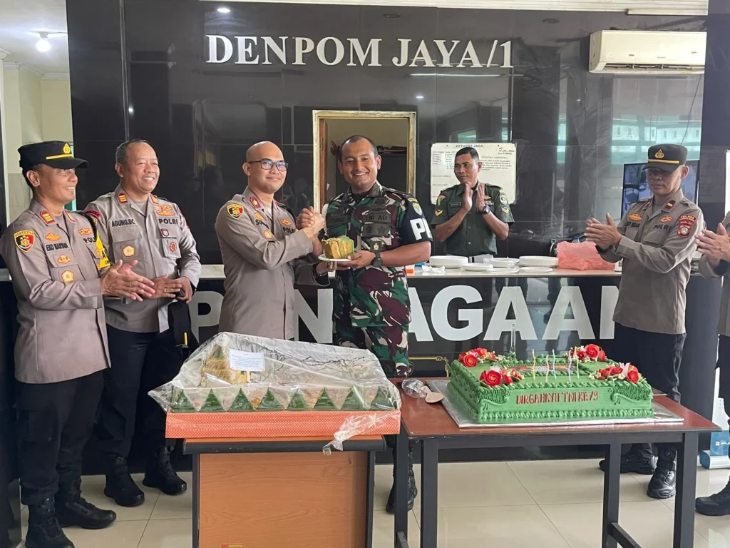 Denpom Jaya 1 Rayakan Pelantikan Mayor Cpm Dio Muhammad Putra