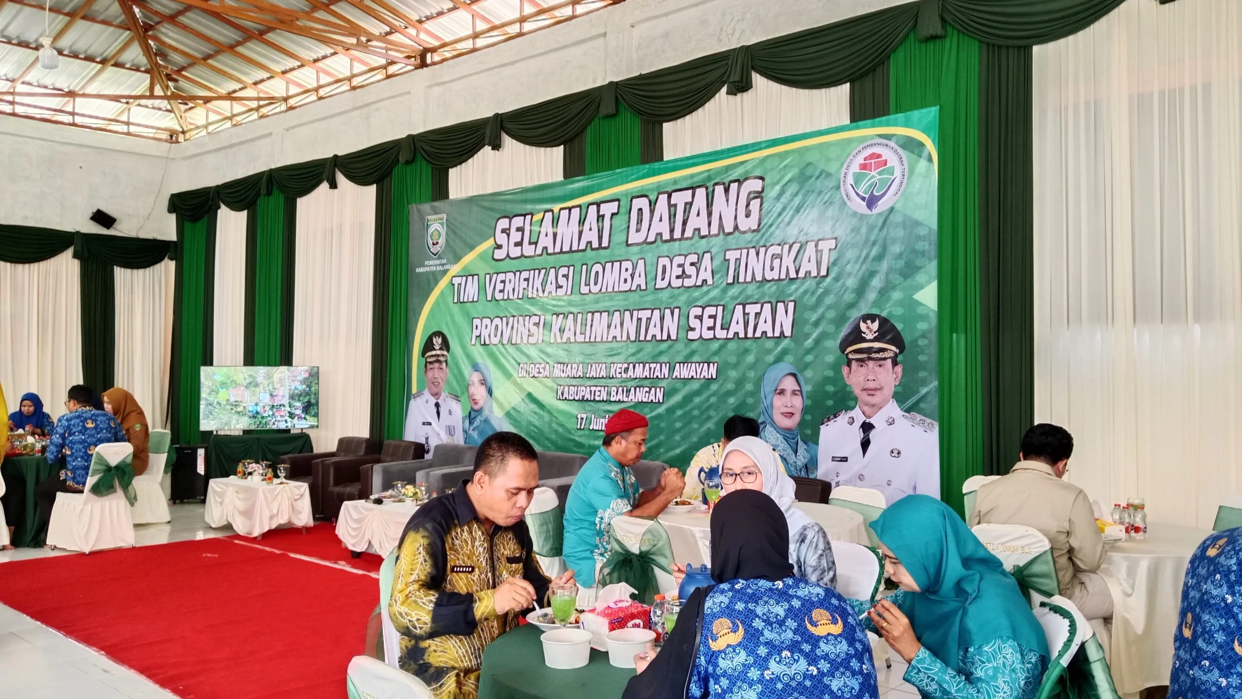 Desa Warukin Siap Menjadi Desa Terbaik Setelah Masuk 3 Besar Lomba Desa se-Kalsel Desa Warukin Disambangi Tim Penilai Provinsi