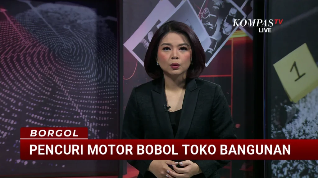 Dua Pelaku Terekam CCTV Curi Motor di Toko Bangunan Tanjung Priok Saat Dini Hari | BORGOL