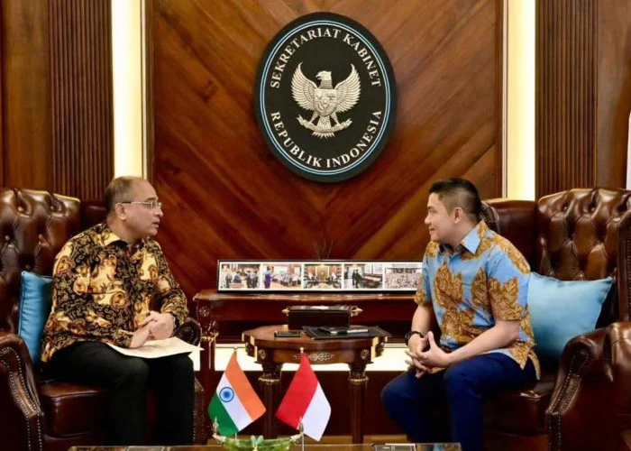 Dubes India Temui Seskab Teddy Bahas Persiapan Kunjungan PM Narendra Modi ke Indonesia, Penguatan Kemitraan Strategis