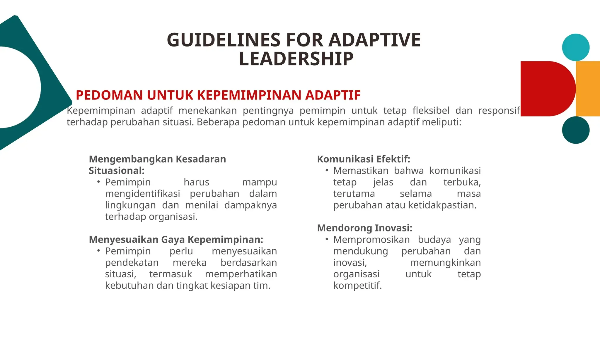 Forum Kepemimpinan Bersama Ahok: Membangun Pemimpin Adaptif dan Tangguh