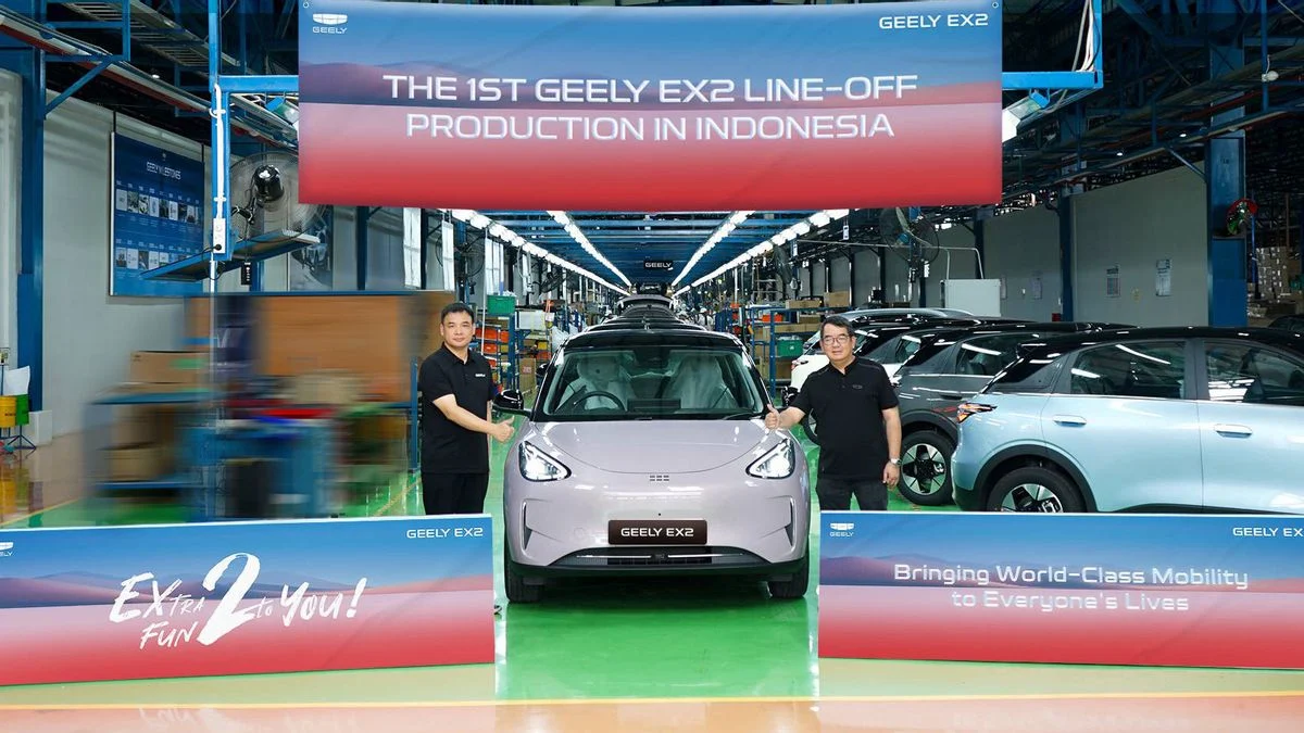 Geely Tingkatkan Kapasitas Produksi EX2 di Indonesia Dua Kali Lipat