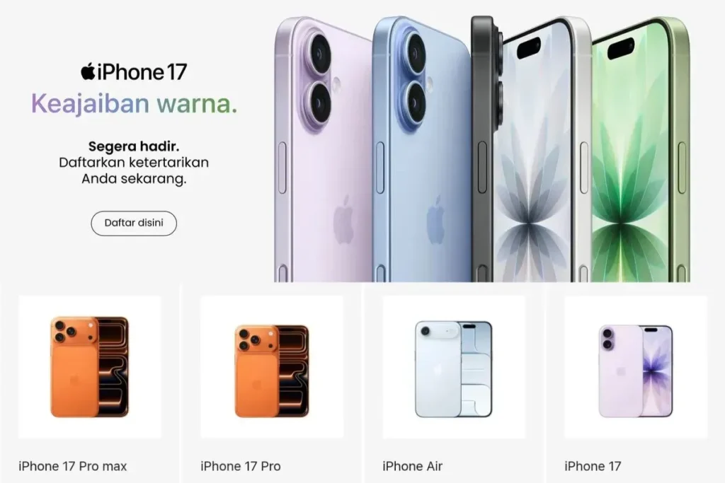 Harga iPhone 17 Bekas Terbaru: Mulai Rp15,5 Juta hingga Pro Max 2TB Rp40 Juta