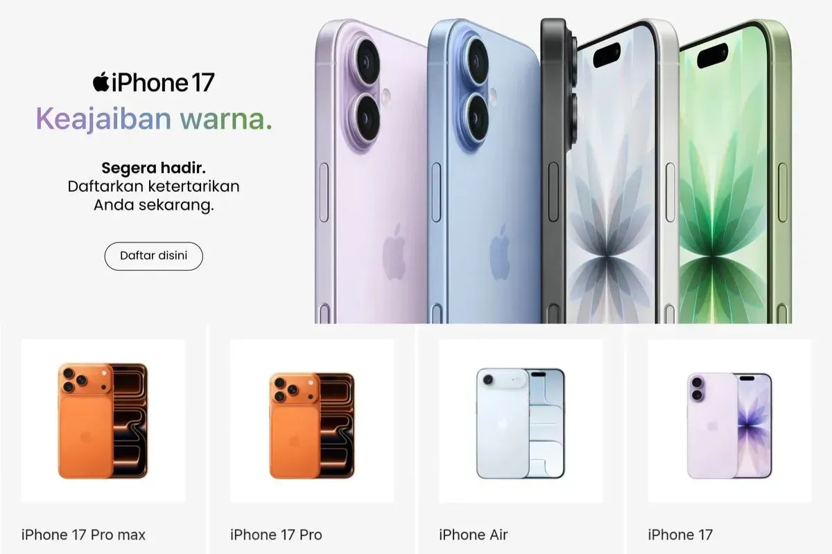 Harga iPhone 17 Bekas Terbaru: Mulai Rp15,5 Juta hingga Pro Max 2TB Rp40 Juta