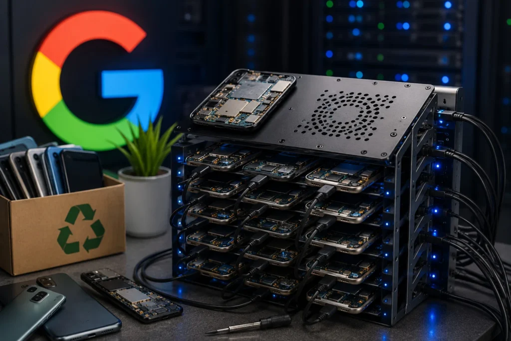 Inovasi Google: Ubah Smartphone Bekas Jadi Server Hemat Energi