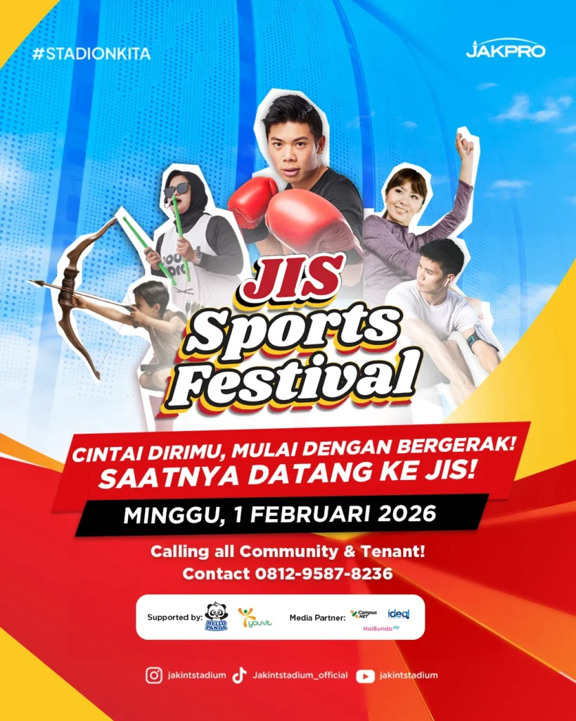 JIS Sport Festival dan Kampung Bola JIS Meriahkan HUT ke-499 Jakarta, Ada Nobar Piala Dunia 2026