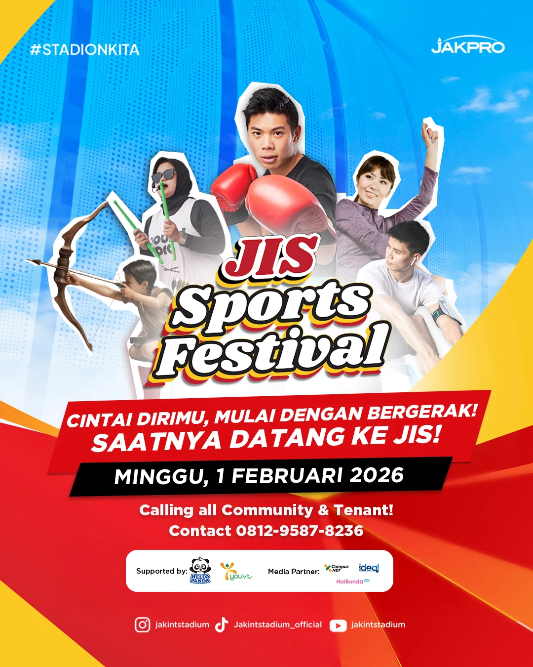 JIS Sport Festival dan Kampung Bola JIS Meriahkan HUT ke-499 Jakarta, Ada Nobar Piala Dunia 2026