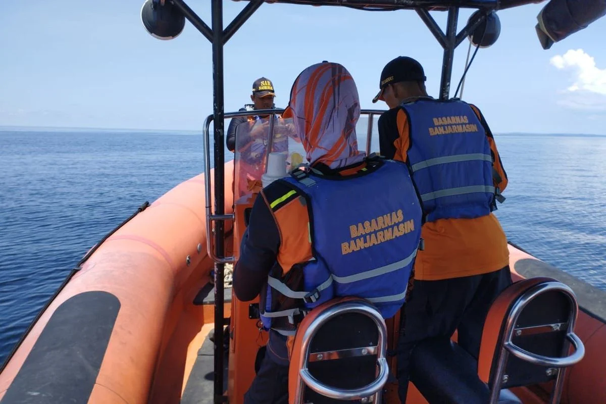 Kecelakaan Laut di Perairan Kotabaru, Satu Hilang Kapten Kapal Meninggal: Kronologi dan Upaya Pencarian