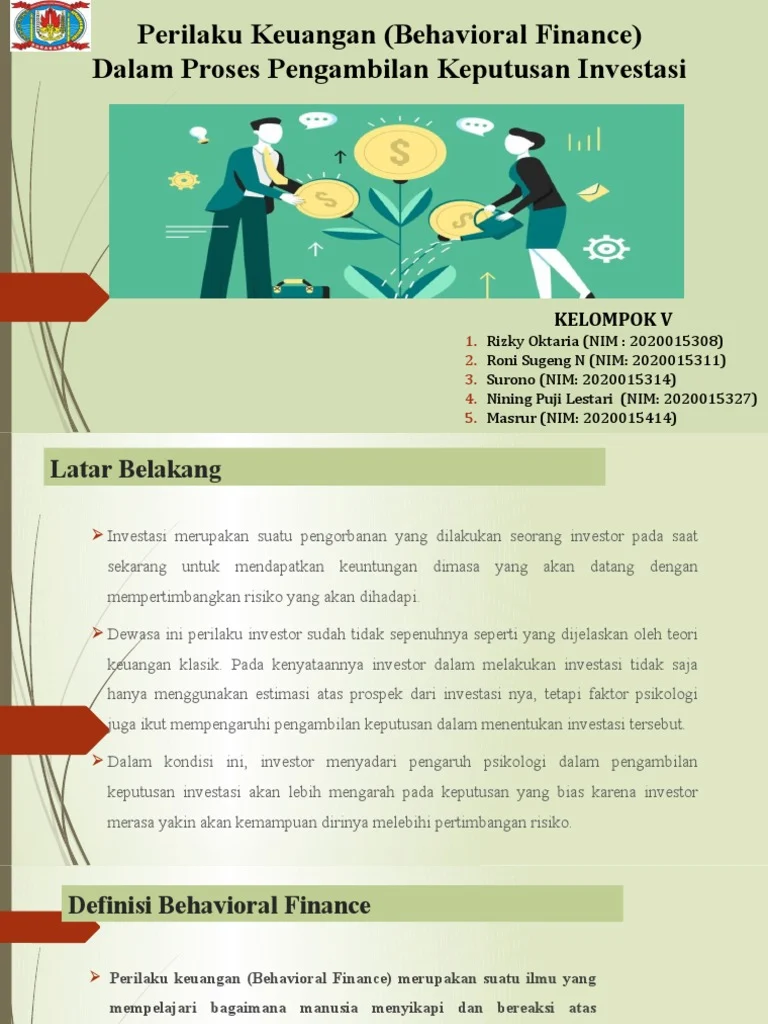 Mengenal Behavioral Finance: Memahami Konsep Perilaku Keuangan dalam Investasi