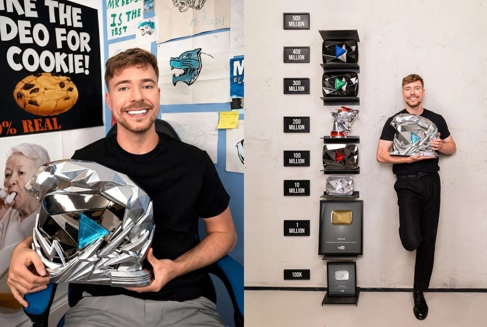 MrBeast Cetak Sejarah Jadi YouTuber Pertama di Dunia dengan 500 Juta Subscriber
