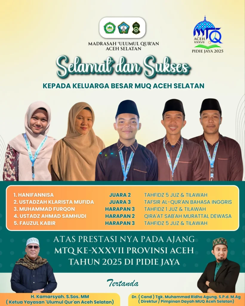 MUQ Aceh Selatan Gelar Nobar Film Sultan Muhammad Al-Fatih Tanamkan Semangat Hijrah dan Kepemimpinan Santri