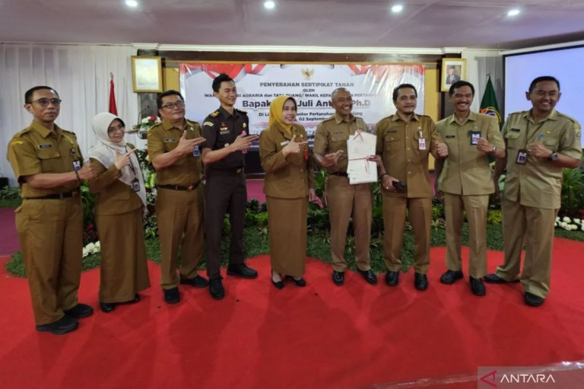 Pemerintah Kota Lhokseumawe Terima 12 Sertipikat Aset Daerah dari BPN Aceh