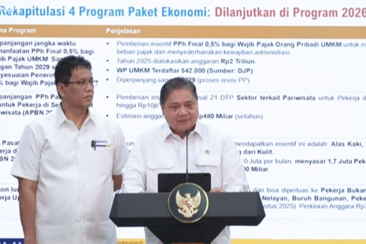Pemerintah Luncurkan Paket Stimulus Ekonomi Rp26,34 Triliun untuk Jaga Stabilitas dan Pertumbuhan Ekonomi Pemerintah Gulirkan Paket Stimulus Ekonomi Rp26 34 Triliun