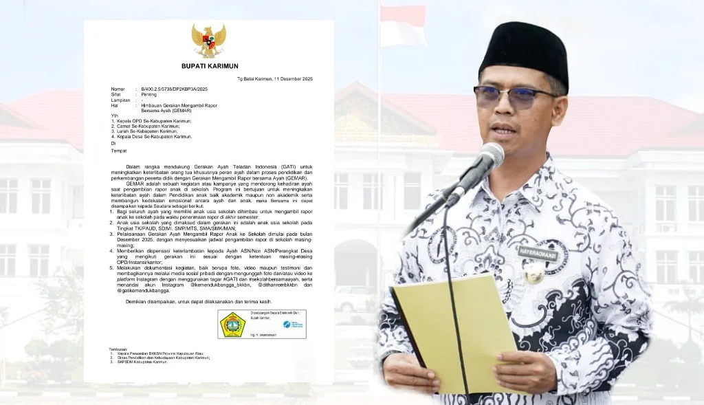 Pemkab Aceh Jaya Imbau Para Ayah Ambil Rapor dan Antar Anak di Hari Pertama Sekolah, Program Inovatif untuk Meningkatkan Kualitas Pendidikan