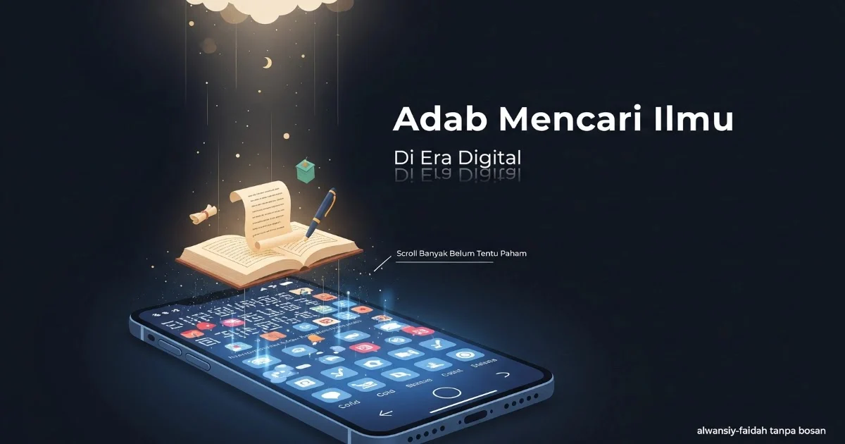 Peran Adab dalam Meningkatkan Kualitas Ilmu di Era Digital