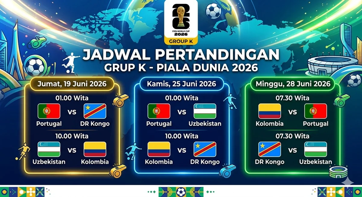 Pertarungan Seru: Jadwal Portugal vs Kolombia di Piala Dunia 2026