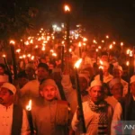 Ratusan Warga Muara Angke Meriahkan Pawai Obor Sambut Tahun Baru Islam 1 Muharram 1448 H