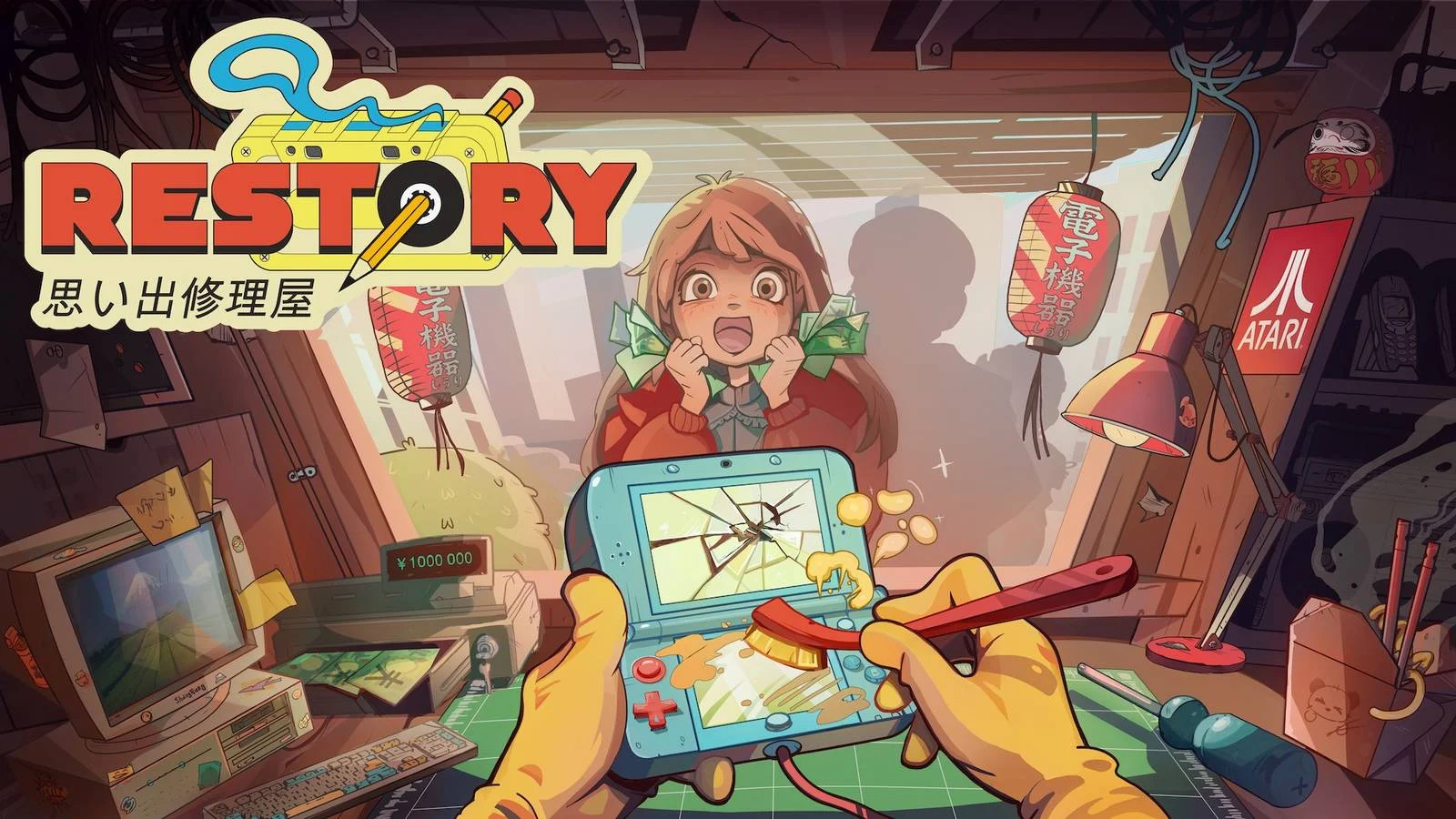 ReStory Game Simulasi Reparasi Elektronik Bernuansa Jepang Era 2000-an: Pengalaman Unik Membangun Bisnis Reparasi