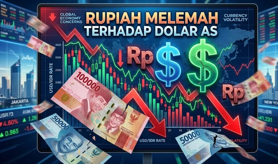 Rupiah Tertekan, Tercatat di Level Rp17.970/USD di Tengah Penurunan Dollar Global