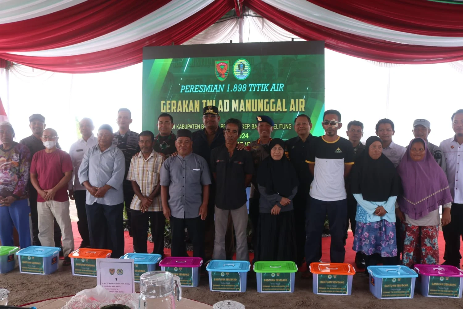 Sinergi TNI manunggal Air Babinsa Krisik Bersama Poktan Nuju Makmur 1 Bangun Jaringan Irigasi Tersier