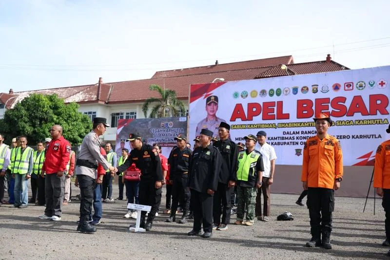 Waka Polda Sumsel Kunker ke Lubuk Linggau Pimpin Apel Besar Sabuk Kamtibmas: Penguatan Keamanan dan Ketertiban Masyarakat