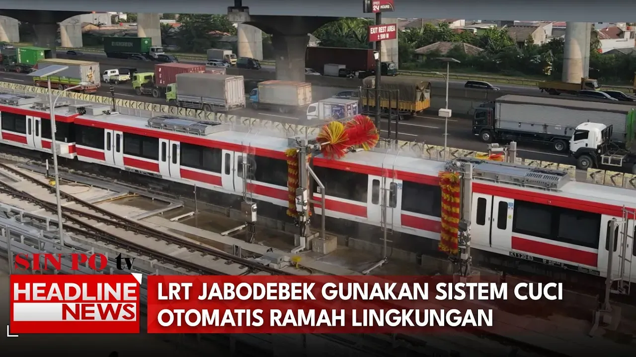 Air Bekas Cuci Kereta: LRT Jabodebek Terapkan Sistem Daur Ulang Inovatif