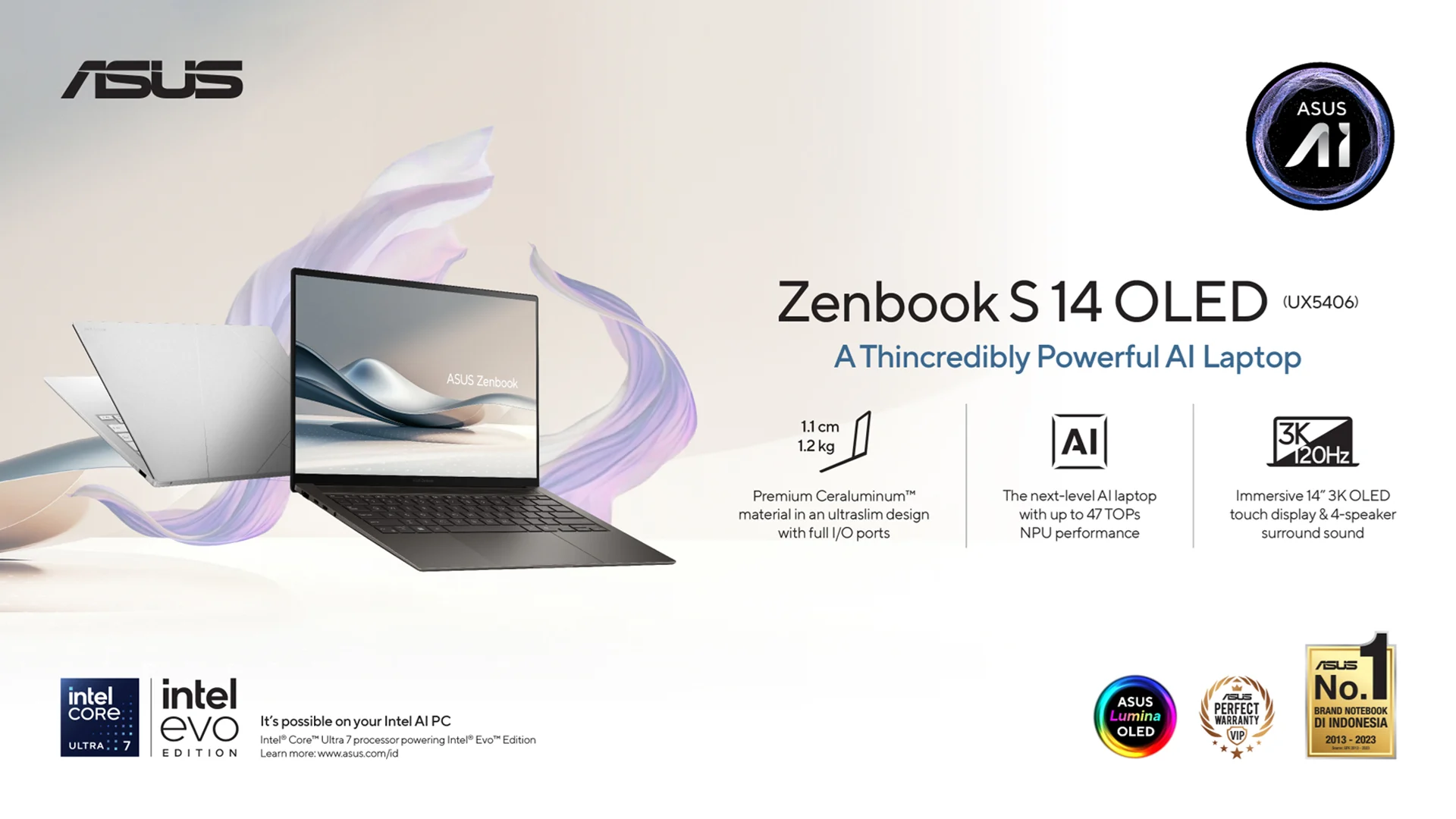 ASUS Zenbook 14 OLED: Solusi Ideal untuk Profesional Dinamis