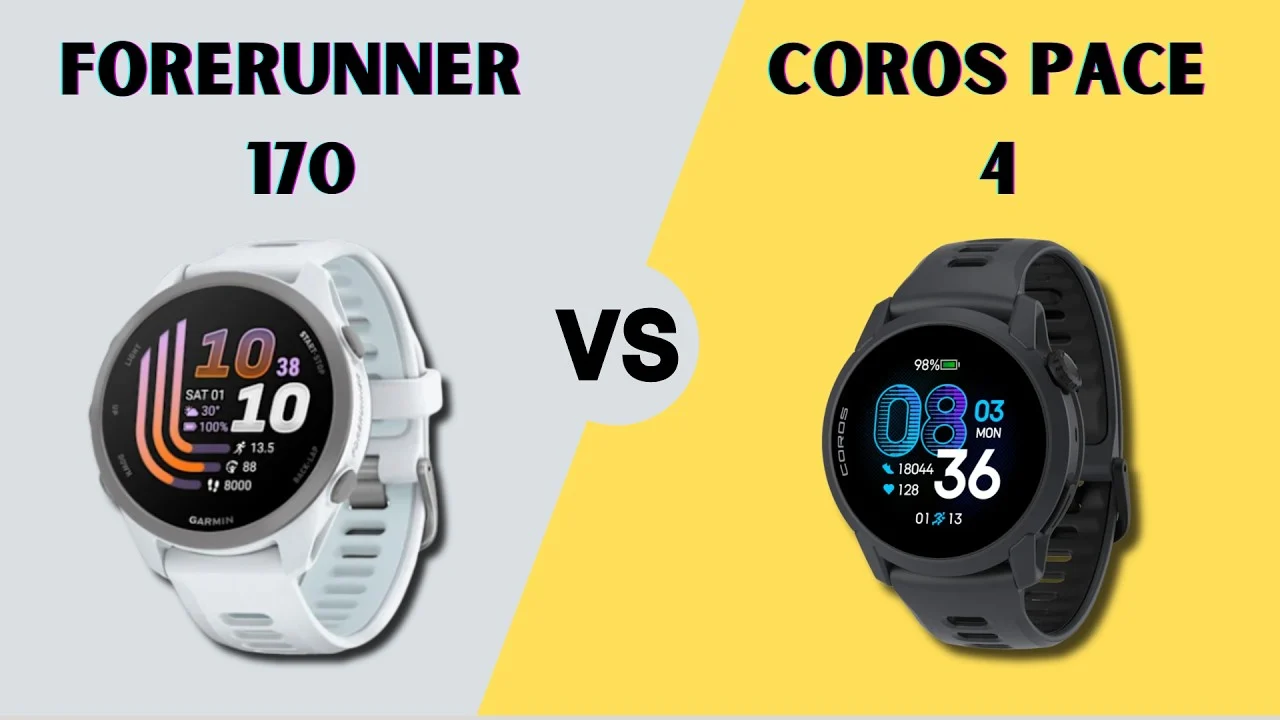 Coros Pace 4 vs Garmin Forerunner 170 Duel Smartwatch Lari 2026