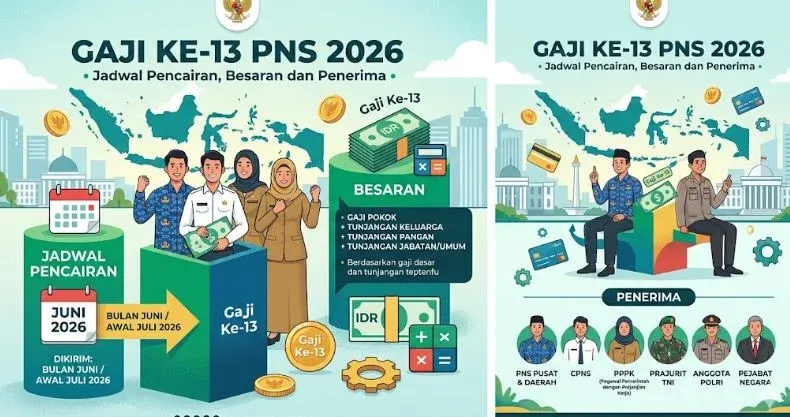 Gaji ke-13 PNS dan PPPK Cair, Kabar Gembira untuk ASN!