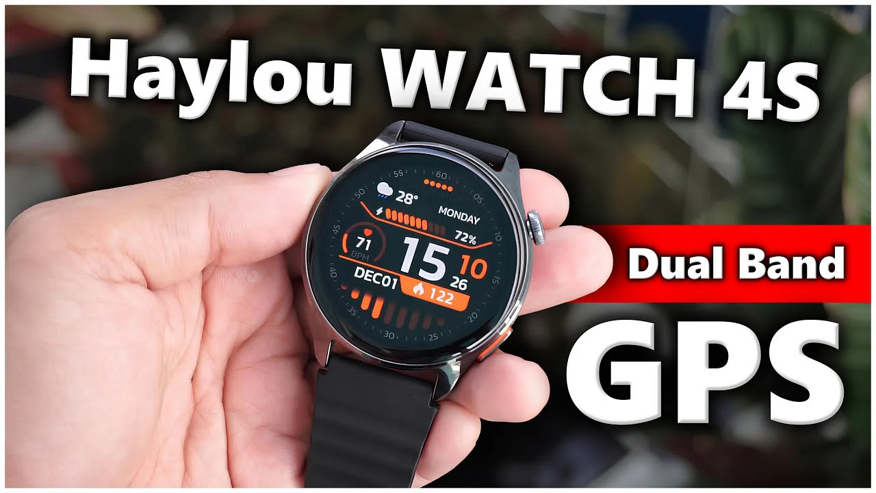 HAYLOU Watch Hyper: GPS Dual-Band & Offline Maps
