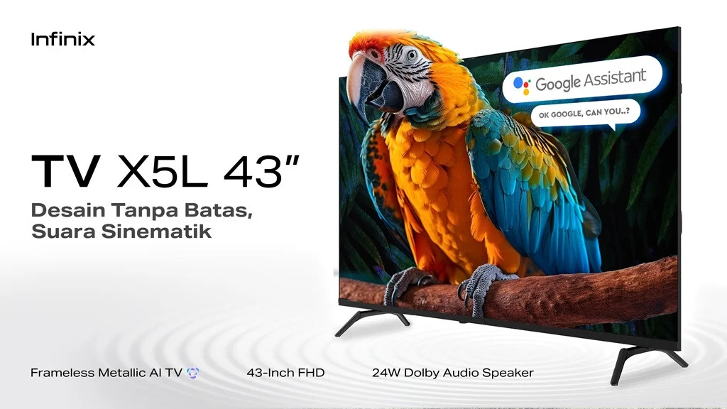 Infinix TV X5Q 43 Resmi Hadir di Indonesia Google TV QLED Rp3 Jutaan