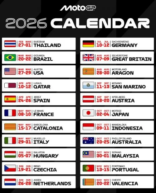 Jadwal MotoGP 2026: Siap Sambut Balapan Seru di Jerman