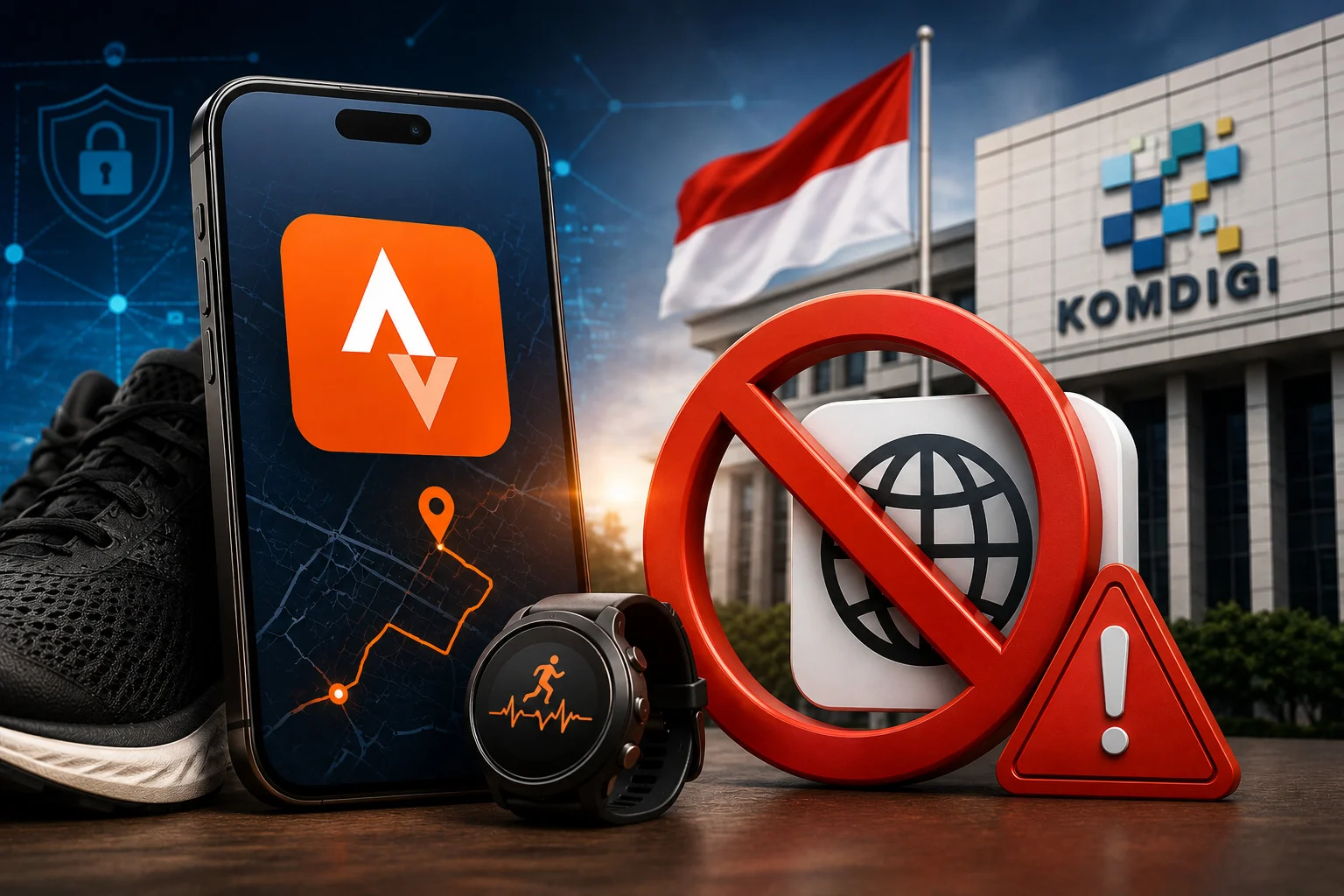 Kementerian Komunikasi Ancam Blokir Strava dan 24 Aplikasi Lain