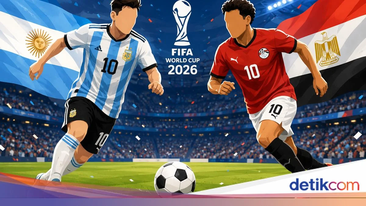 Laga Seru Argentina vs Mesir di Piala Dunia 2026 Malam Ini