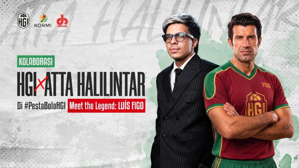 Legenda Sepak Bola Luis Figo Hadir ke Indonesia Bersama Atta Halilintar & HGI 2026