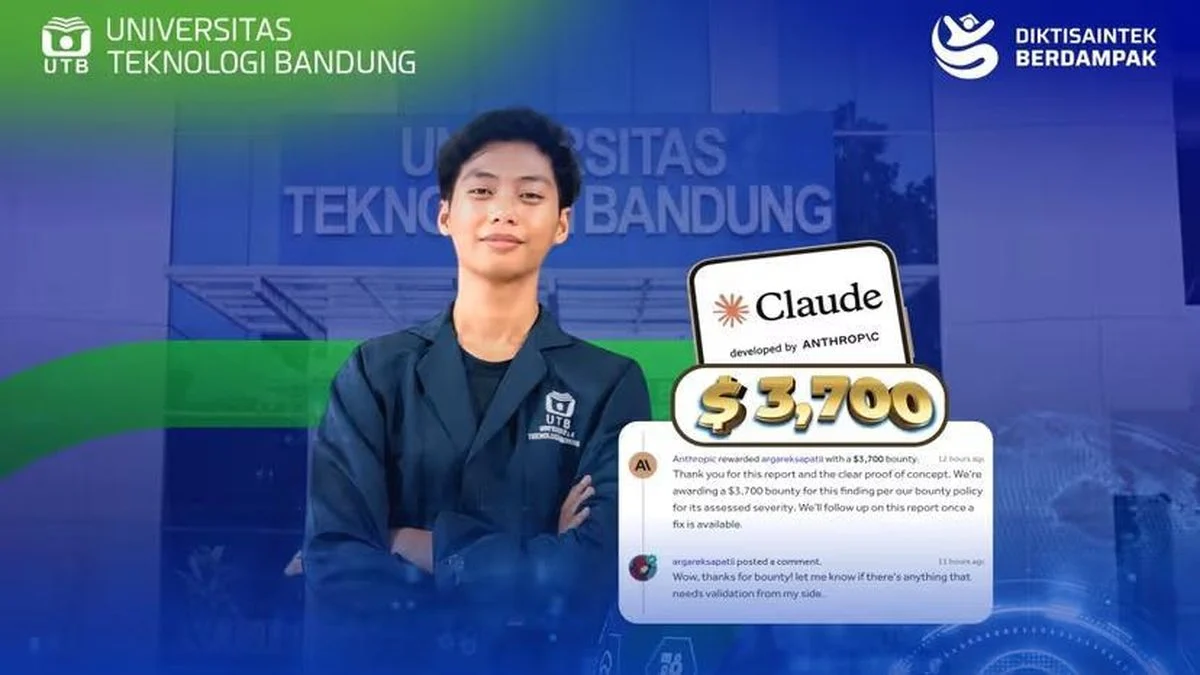 Mahasiswa Bandung Temukan Celah Claude AI Diganjar Rp66 Juta dari Anthropic