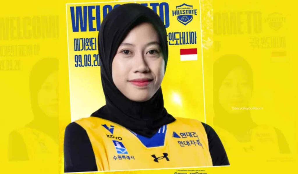Megawati Hangestri Kenakan Nomor 88 di Hyundai Hillstate 2026/2027
