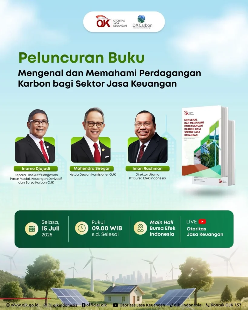 OJK Komitmen Tingkatkan Keuangan Berkelanjutan dan Bursa Karbon