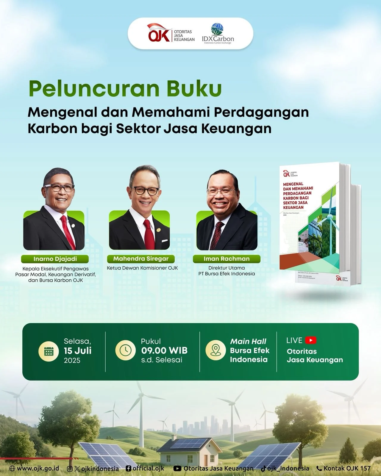 OJK Komitmen Tingkatkan Keuangan Berkelanjutan dan Bursa Karbon