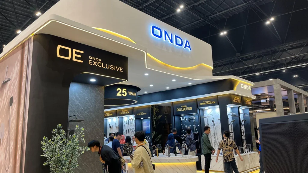 ONDA Tampilkan Inovasi Kendali Presisi Shower Piano di Megabuild 2026