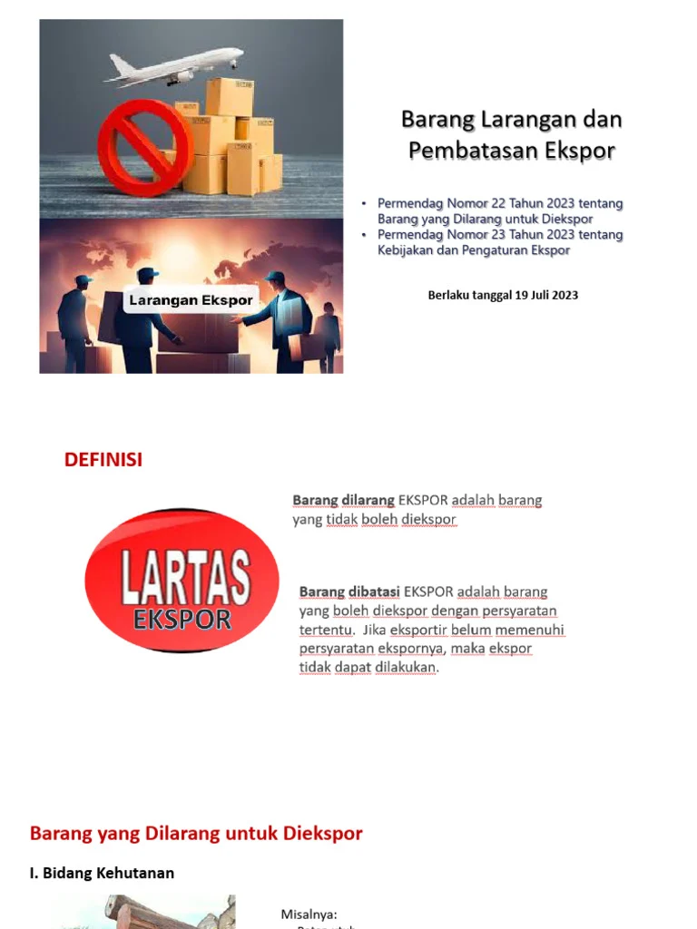 Pencabutan Larangan Ekspor Model Mythos dan Fable oleh AS